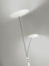 Perenz 6448B Stehleuchte mit 2 dimmbaren LED-Diffusoren Hhe 183 cm