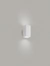 Perenz 6532B wall lamp Aluminium wall light for indoor and outdoor use White requires 2xGU10 Max 35W bulbs not included IP54 protection