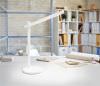 Perenz 6646B Lineal LED-Tischlampe in Aluminium und Kunststofffarbe Wei Satin Acryl Diffusor LED-Tischlampe 4W 300 Lumen mit Touch Switch