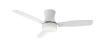 Ceiling fan with Perenz 7130 B light 3-blade two-tone metal fan White and light ash Diameter 130 cm with light kit requiring 2 energy-saving 20W E27 socket bulbs Radio remote control included