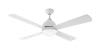 Ceiling fan with Perenz 7132B light Body in white metal 4 blades two-tone White and Light Ash Diameter 130 cm light kit that requires 2 bulbs E27 Max 60W Remote control included 3 speeds Motor power 48w Reversible rotation