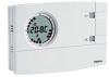Perry 1CRCR308-G daily analogue digital chronothermostat White colour 3V EASY LCD display 2 inches 2/3 Temperature set adjustment shown on the display 2 temperature and antifreeze levels Perry daily wall-mounted chronothermostat white