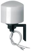 Twilight switch Perry 1IC 7042 BS with bracket for wall and/or pole mounting Outdoor installation Protection IP54 Complying with ENEL standards for public lighting Intervention threshold prepared at 10 Lux _/- 2030V AC 50-60 Hz