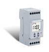 Digital daily time switch without daylight saving time change - 2 DIN backlit displays, minimum programming time 1 second, power reserve 15 days, protective glass, simplified programming Perry-1IO6080
