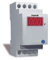 Voltímetro para mediciones de corriente alterna - 2 voltímetro DIN Capacidades 500V estándar Perry-1SDSD04V-2 Voltímetro digital Modular Perry 2DIN