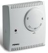 Perry 1TG TEG131RA white wall gas expansion thermostat TEG 131 RA series thermostat LED light on/off load and accelerating resistor from 5 to 35°C ON/OFF operation Fixed differential 1 temperature level with continuous control