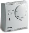 Wall mounted gas expansion thermostat Perry 1TGTEG132 white TEG series thermostat with indicator light and ON/OFF control ON/OFF operation Temperature regulation on graduated scale with mechanical set-point index temperature level 1 with continuous regula