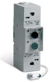 Perry 1TM TE052-M modular 2 DIN 35 mm elektronischer Thermostat für Schaltschränke mit externem Fernfühler, zur Temperaturregelung von Schaltschränken mit Steuerung für Kühlung und Heizung (Anti-Kondensation) Raumthermostat