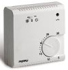 White Perry 1TPTE041 Série EUROPA Thermostat mural électronique série EUROPA Commande électronique EST/INV fonctionnement ON/OFF avec différentiel réglable 0,2-2,5°C Affichage de l'état du relais LED 1 niveau de température avec régulation continue 230V t