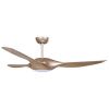 Ceiling fan of the Sulion model Diamond Gold color 3 blades and 1 LED lamp Ø142 cm 6 Speeds controlled by remote control included Fan with LED light and remote control for large environments Function summer-winter DC motor very quiet
