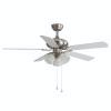 Ceiling fan with three lights for large rooms model SKUAnk the diameter of 132 cm ensures excellent ventilation for rooms larger than 20 square meters. AC motor of last generation Controlled by chains with useful function summer winter