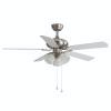 Deckenventilator mit drei Lichtern fr groe Rume Modell SKUAnk der Durchmesser von 132 cm sorgt fr eine hervorragende Belftung fr Rume grer als 20 Quadratmeter. AC-Motor der letzten Generation Gesteuert durch Ketten mit Nutzfunktion Sommer Winter