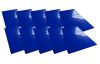 Kit De 10 Pices De Tapis Antibactrien  Arracher Compos D'un Bloc De 30 Couches Cm 45x90 De Couleur Bleue Pour Nettoyer Les Semelles Des Chaussures Et Les Roues Des Chariots. Fourni Avec Une Base Adhsive, Il Suffit De Le Drouler Sur Le Sol En Vinyle 