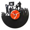 Vinyl Basketball Clock
