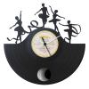 Reloj Pendular De Danza De Vinilo