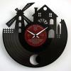 Vinyl Mill Pendulum Clock