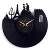 Reloj De Vinilo Paris