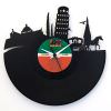 Pisa Vinyl Clock