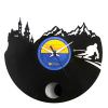 Vinyl Clock Ski Pendulum