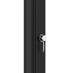 Shower XXL 40 black hot water from the s