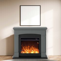 Electric Fireplace Monica Anthracite