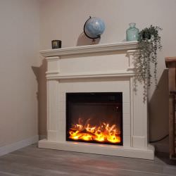 FUEGO  Caminetto Elettrico Bianco Omar a Parete  un prodotto in offerta al miglior prezzo online