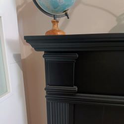 Chimenea Elctrica De Pie Black Omar