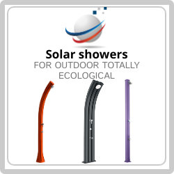 Do not miss the opportunity to buy at the best price a totally ecological outdoor solar shower, soon a few pieces