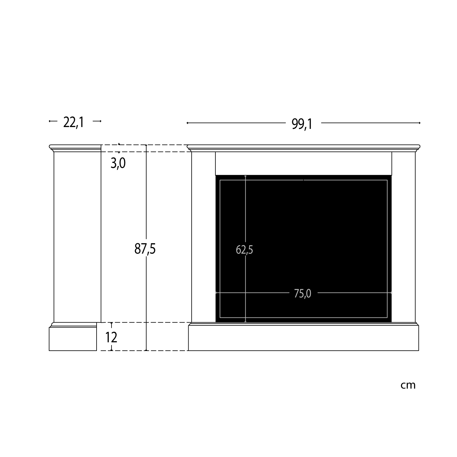 Camilloxxlbrown Electric Fireplace