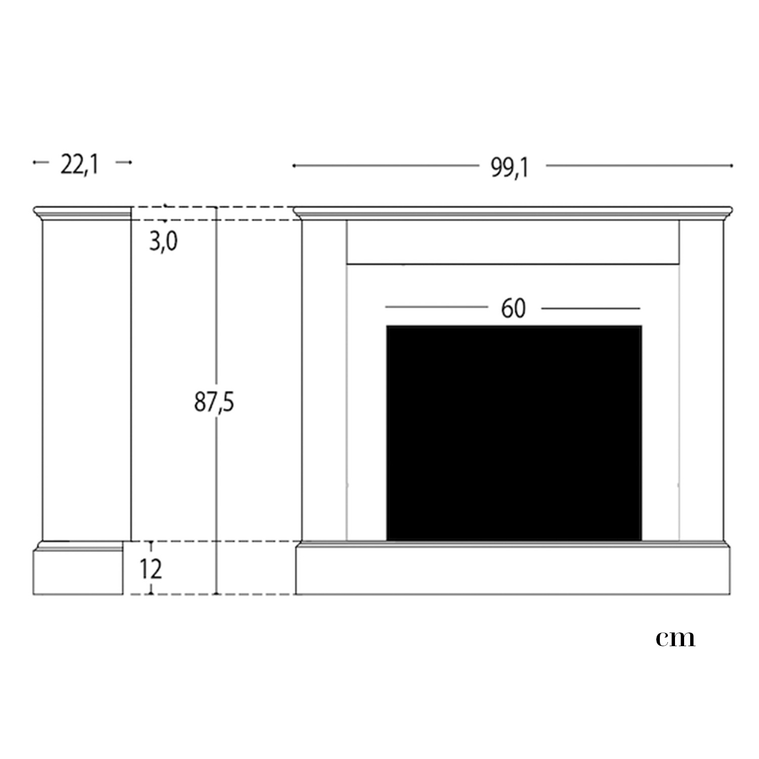 Cornice Per Caminetto Camillo Marrone