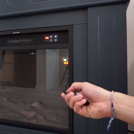 FUEGO  Caminetto Elettrico Grigio Scuro Parete  un prodotto in offerta al miglior prezzo online