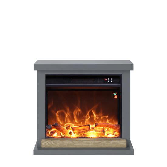 FUEGO  Caminetto Elettrico Grigio Da Pavimento  un prodotto in offerta al miglior prezzo online