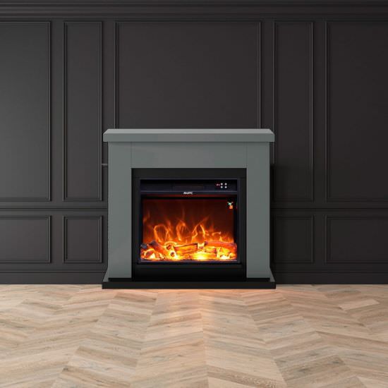 FUEGO  Elektrischer Boden Und Wandkamin Paolo ist ein Produkt im Angebot zum besten Preis