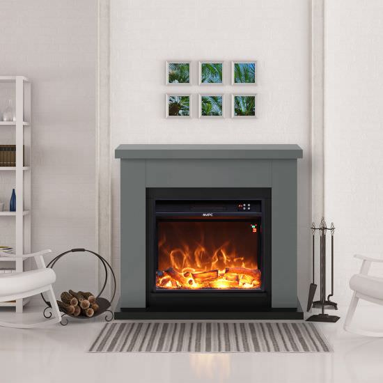 FUEGO  Elektrischer Boden Und Wandkamin Paolo ist ein Produkt im Angebot zum besten Preis