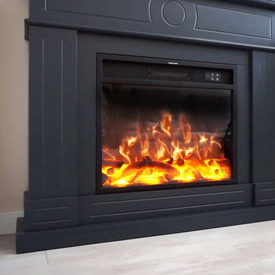 FUEGO  Caminetto Elettrico Grigio Roberta  un prodotto in offerta al miglior prezzo online