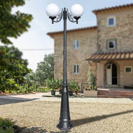 Liberti Design  Palo Da Giardino 2 Luci Orione Altezza 2  un prodotto in offerta al miglior prezzo online