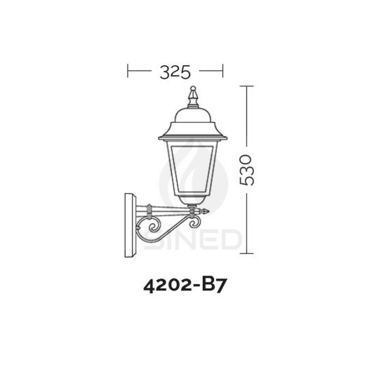 Liberti Design  Luce Murale Con Braccio Decorato Athena  un prodotto in offerta al miglior prezzo online