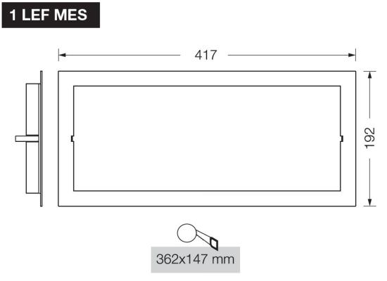 Perry  Cornice Ad Incasso Modello 1le Fmes  un prodotto in offerta al miglior prezzo online