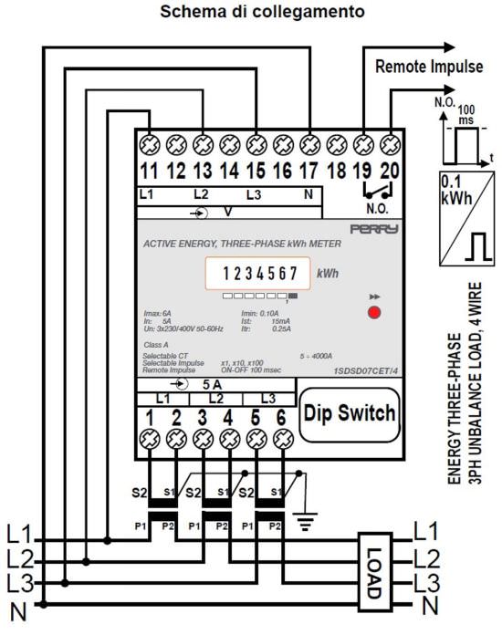 Perry  Threephase Energy Meter 5ta is a product on offer at the best price