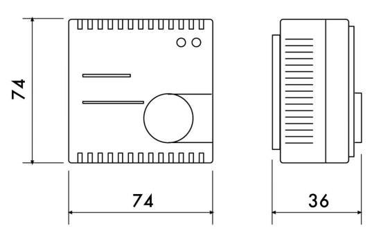 Perry  White Electronic Wall Thermostat is a product on offer at the best price