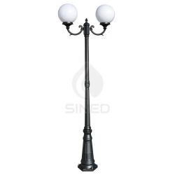 Lampione a 2 Luci Orione Altezza 212 Cm 