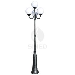 4 Lights Street Lamp Orione In Aluminium 