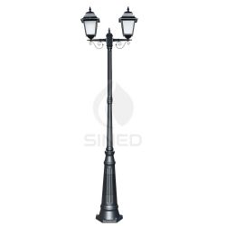 Athena Street Lamp With 2 Lantern Lights