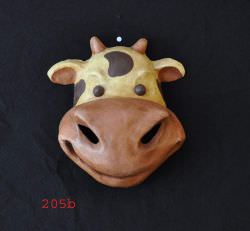  Maschera In Cartapesta Dipinta a Mano Mu  un prodotto in offerta al miglior prezzo online
