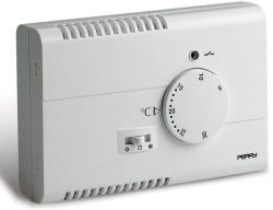 White Electronic Wall Thermostat