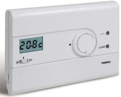 Perry  White Digital Wall Thermostat 3v is a product on offer at the best price