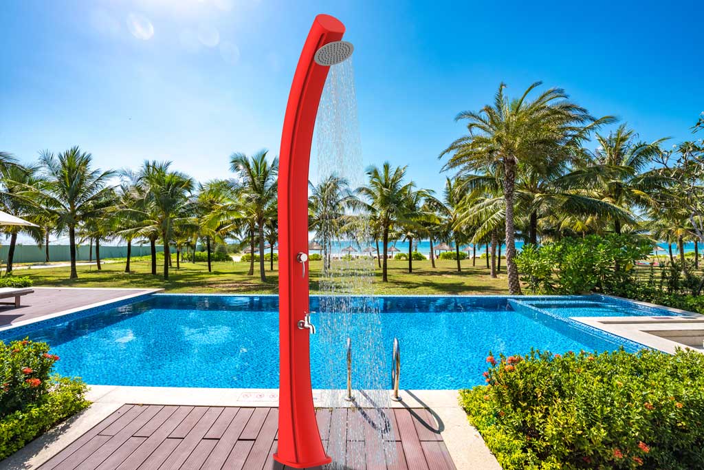 Shower Xxl 40 Red Hot Water From The Sun