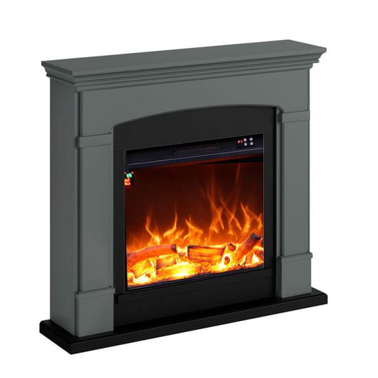 Electric Fireplace Monica Anthracite