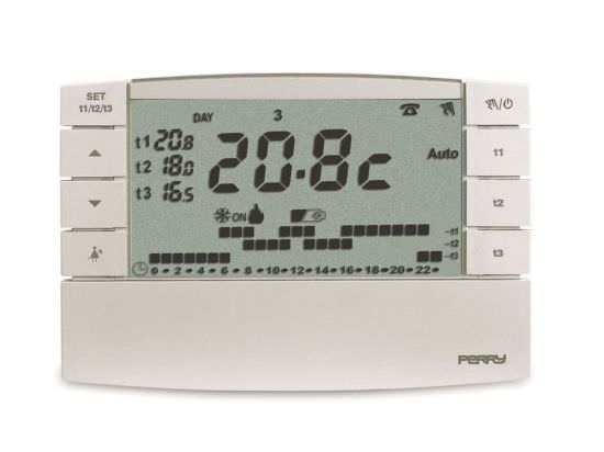 Kabelloser Zeitthermostat Komplette Wand