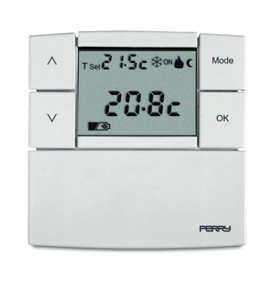 Thermostat Mural Blanc Sans Fil